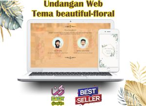 Undangan online website undangan digital undangan website beautiful floral