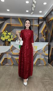 Đầm giả áo dài - Y1758 - Thương hiệu Zonbig