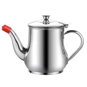 Oil Container Can Stainless Steel 1100ml Oil Storage Bottle Oil Filter  Soy Sauce Vinegar Oil Dispenser Condiment Dispenser Storage Tank