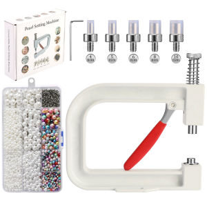 [EFH] Pearl Handmade Setting Machine Beads Rivet Fixing Machine with Pearl Beads Rivet Studs for Hats Shoes Clothes Bags Skirts