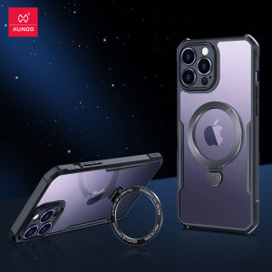 XUNDD For Apple iPhone15/Apple iPhone15 Pro/Apple iPhone12 Pro Max/Apple iPhone15 Pro Max Case air-bag Anti Drop Anti Scratch Protective Covers Anti-sweat soft shell Shockproof Case With magnetic holder