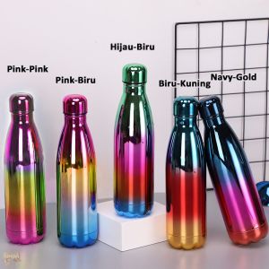 TOP Termos Bowling Rainbow / Botol stainless tumbler gradasi pelangi