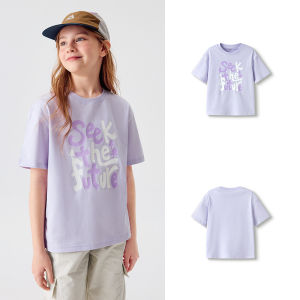 balabala Boy Girl Top Children Short Sleeve T-Shirt Baby 2025 New Summer Moisturewicking