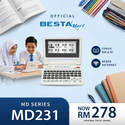 Besta Kamus Elektronik MD231 - BM BI BA ONLY