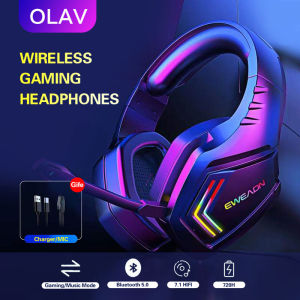 OLAV Wireless Bluetooth 5.0 Headphone TWS 9D Sound Stereo Gaming Headset With Mic 7.1 HIFI Noise Cancelling Headphones For Phones/Iphones/Laptop/Mobile/PC/Computer