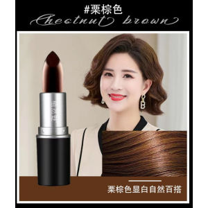 One-Time Hair dye Instant Gray Root Coverage Hair Color Modify Cream Stick Temporary Cover Up White Hair Colour Dye 3.8g