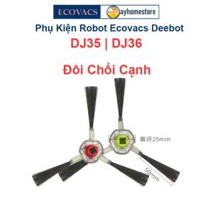 Phụ kiện Robot Ecovacs Deebot DJ35 | DJ36 Khăn Lau | Chổi Lăn Chính | Chổi Cuộn | Đôi Chổi Cạnh | Bộ Lọc Hepa