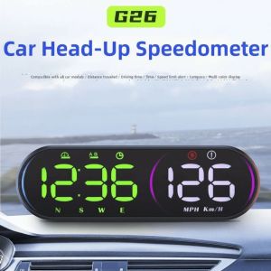 PAGEBDS HUD Car Head Up Display Portable Universal Windshield Projector Easy To Use Plastic GPS Digital Speedometer Car Accessories