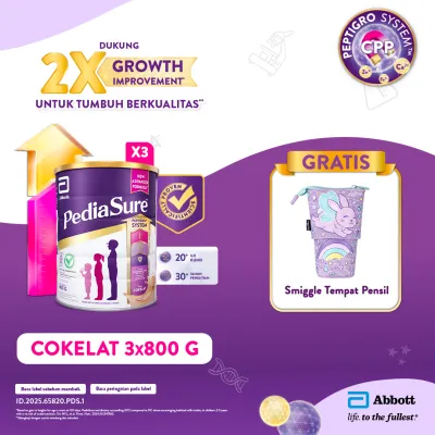 PediaSure Cokelat (1-10th) 3x800gr
