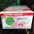 DETTOL SABUN BATANG 100gr/65gr x 5pc. 