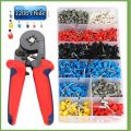 Kìm Vuông Đa Năng Tự Điều Chỉnh HSC8 6-4A Gồm 1200 Chiếc Các Loại Đầu Cos Ống Tròn Cos Đầu Cos Đầu Cos Từ 0.25 - 10mm2. 