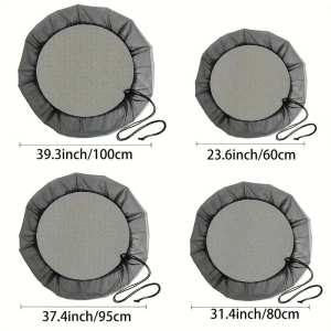 Rain Barrel Mesh Cover for Water Buckets Mosquito proof mesh protective cover lid with Drawstring Durable