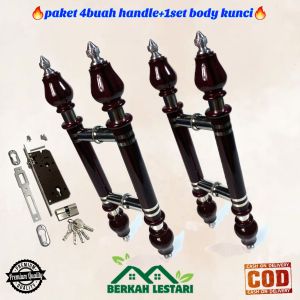 tarikan gagang pegangan handle pintu rumah minimalis untuk pintu depan dan kamar set body kunci model baut tembus lohan full maron pilihan panjang 45cm dan 60cm