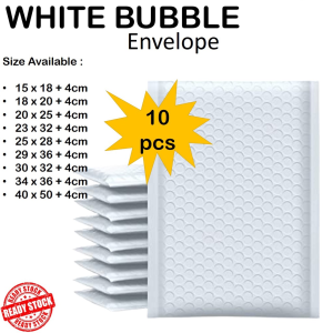 10pcs Bubble Envelope Bubble Mailer Courier Bag Parcel Bag Parcel Plastic Bag Courier Plastic Bag Plastik Postage Flyer
