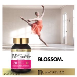 NATURVITA #96721 | Urinary Tract Health Support for Women - Made with Cranberry Hibiscus & Dandelion Root - D Mannose Capsules Cranberry Supplement - 60 Veggie Capsules