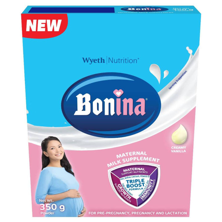 BONINA Maternal Milk Supplement Creamy Vanilla 350g | Lazada PH