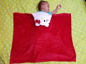 POTIKA 70X100cm คุณภาพสูงกว่า ผ้าห่อตัวเด็กอ่อน ของแท้ ผ้าห่อตัวเด็ก ลายการ์ตูน ผ้าห่อตัวทารก ผ้าคลุมอาบน้ำ