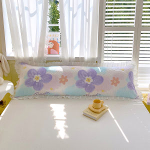 SUNLIGHT HOME ปลอกหมอนยาวลายลูกไม้ปลอกหมอนคู่เนื้อนุ่ม/ปลอกหมอนข้างปลอกหมอนคู่ยาวระบายอากาศได้