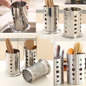 Stainless Steel Kitchen Organizer Cutlery Chopsticks Cage Spoon and Fork Holder Drainer