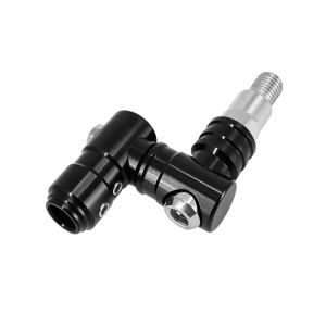 Motorcycle Rearview Mirror Riser Extension Bracket Multi‑Angle Swivel Adjustable Mirror Adapter Modified Spare Parts