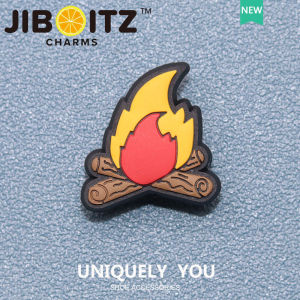 Metal jibbitz charm Shoe Buckle Shoe Accessories ins Trendy Matching Clover Torch Fashion Shoes Accessories