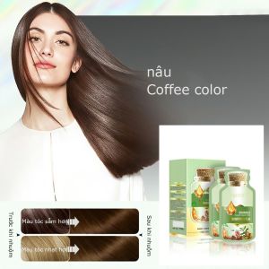 Dầu Gội Nhuộm Màu Tóc Thảo Dược Hộp 10 gói 30ml Dầu Gội Phủ Bạc Tóc Nuôi Dưỡng Tóc Khoẻ Óng Mượt -Aeneas Shop
