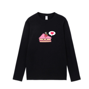 Joy Sana Atasan Lengan Panjang Baju Wanita Kaos Lengan Panjang Tshirt Motif Bolu Lengan Panjang Wanita Bahan Babyterry