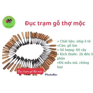 Đục trạm hoa văn phục vụ thợ làm mộc - sản phẩm rèn Lý Nhân