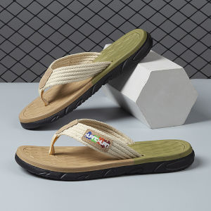 2025 Summer New MenS Thick-Soled Flip-Flops Casual Trendy Fashionable Versatile Non-Slip Wear-Resistant