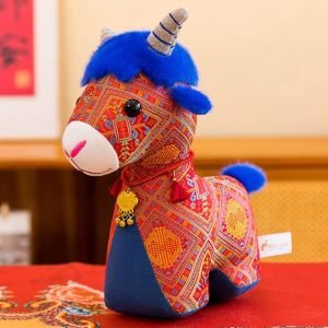 JUTBONG Cotton Filled Zodiac Goat Figurine 15cm 20cm 25cm Cartoon Design Stuffed Goat Animal Soft Hanging Decor Sheep Plush Doll Year Of Goat 2027