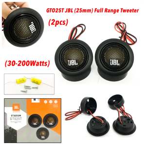 CPA 25MM 2PCS GT-025T 200W MAX CAR ALUMINUM CONE FULL RANGE TWEETER (#7053)