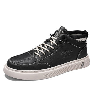 Techdoo Sepatu Pria Casual Sepatu Boots Pria Sepatu Fashion Formal  Sepatu Pria PU Leather MC422