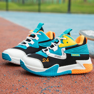 New high top basketball shoes for kids boy rubber wear resistand sole sneakers for kids size 29-41