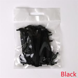 NAMSHEVA 16pcs รองเท้าบูท แฟชั่น ยืด เชือกผูกรองเท้าเด็ก ผู้ชาย ไม่จำกัดเพศ เชือกผูกรองเท้า ไม่มีเน็คไท ซิลิโคน ยางยืด