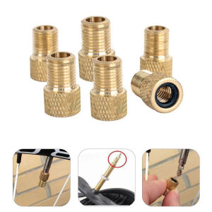 JDPOK Copper Cycling Cinverter Gas Nozzle Mountain Bike Wheel Tire Transfer Pump Convert Presta To Schrader Valve Adapter Bicycle Punp Tube