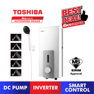 Toshiba Water Heater Non-pump / DC Pump Water Heater with Rain Shower DSK38S3MW / DSK38S5MW / DSK38ES3MB-RS / TWH-45MCPMY(S)-WS