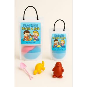 DIY Pasir Kinetik Hampers Anak Mainan Edukasi Kinetic Sand Cetakan Sekop by GHEduplay