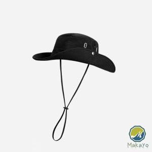 Makayo หมวกคาวบอยตะวันตก หมวกกันแดด ปรับได้ ปีกกว้าง เดินป่า Sun hat
