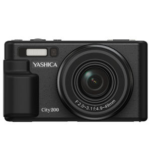 Yashica City 200 (DGC200) 13 Megapixel Point & Shoot Digital Camera CMOS Sensor 10x Optical / 4x Digital Zoom 4K Photo Video 2.8" LCD Display Max 256GB MicroSD Card Slot 1250mAh Replaceable Battery & YASHICA App Support | Black White | JG Superstore