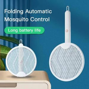 City Goods Foldale Electric Mosquito Killer Swatter Racket 4in1 and Rechargeable