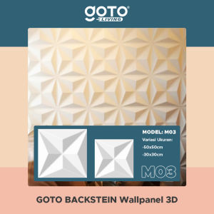 Goto Backstein Wallpanel Sticker Wallpaper Stiker Dekorasi Dinding 3D