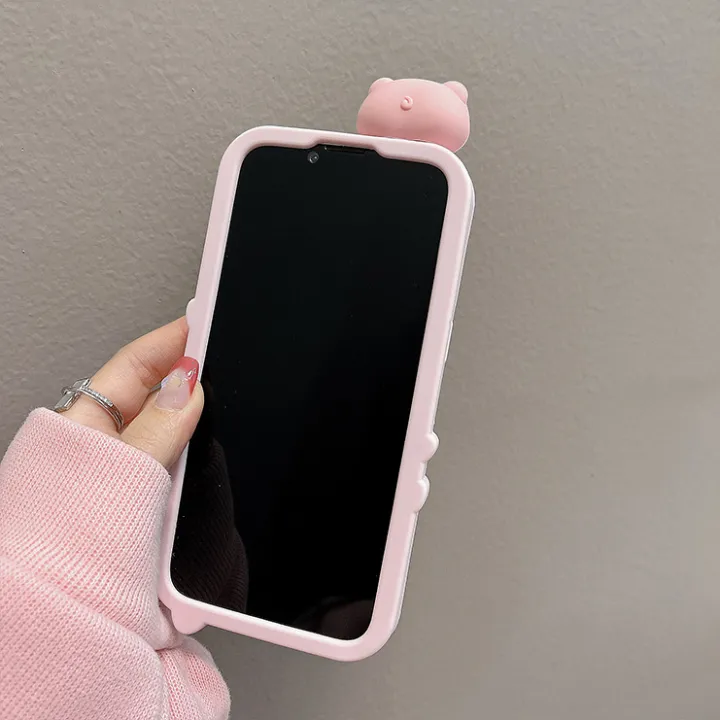 CrashStar%203D%20Cute%20Pink%20Pig%20Thick%20Silicone%20Soft%20Shockproof%20Case%20For%20iPhone%2015%2014%2013%2012%2011%20Pro%20Max%20XS%20XR%20X%208%207%20Plus%20+%20SE%202020%20Cartoon%20Anti-fall%20Phone%20Casing%20Cover%20Shell%20Hot%20Sale%20-%20Image%207