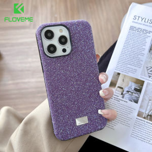 FLOVEME Luxury Glitter Diamond Phone Case For iphone 14 Pro Max 14 Plus Bling TPU+PC Shockproof Back Cover For iphone 14