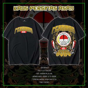 Kaos Persinas Asad Gold Pencak Silat Asad 1993 cotton PE 24S