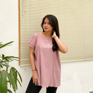 Long Square Atasan Viral Blouse Wanita Lady Crush Crinkle Anti Lecek Terbaru Kekinian Winna Top by Clashe