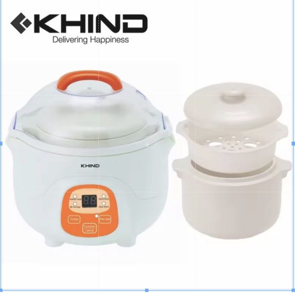 MERDEKA OFFER KHIND PORRIDGE BABY SOUP COOKER 0.7L BPS07 Lazada