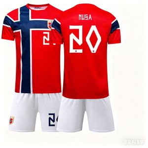 2026 Norway home football jersey for the World Cup 9 Haaland jersey jersey Customized for adults and children