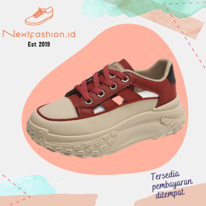 Sepatu Sneakers Wanita bahan PU Kulit Premium 290 Nextfashion