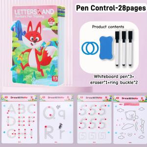 Kids Pen Control Training Card For Childrens Concentration 3-6 Year Old Logical Thinking Ability Training Educational Toys