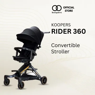 (Koopers Official Store) Koopers Rider 360 Stroller EN1888 Approved | Keperluan Perjalanan Bayi Kerusi Tolak